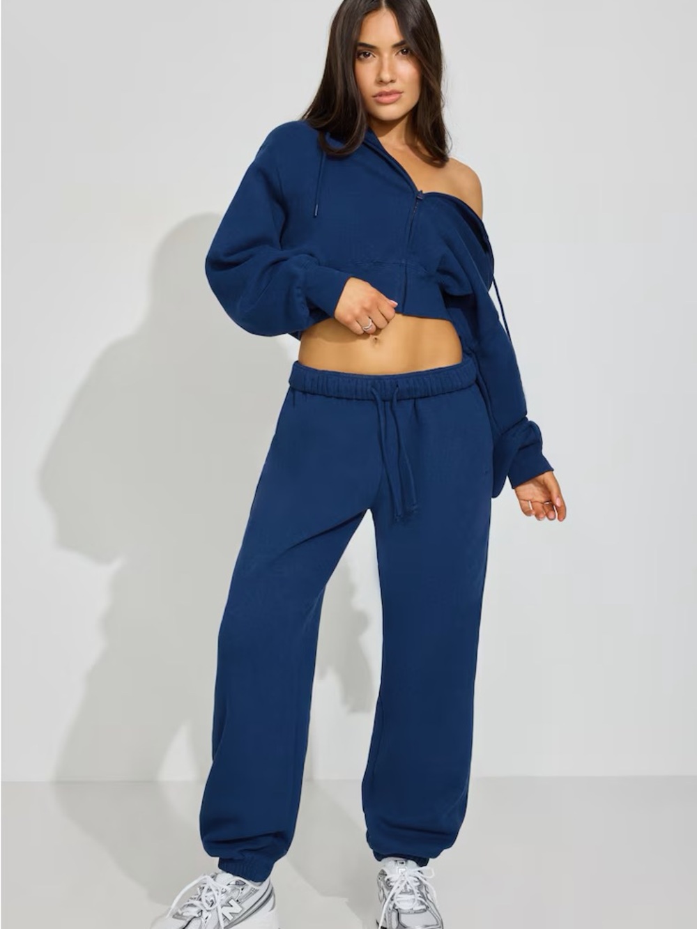 NWT Garage UltraFleece Boyfriend Sweatpants Midnight Blue - Small